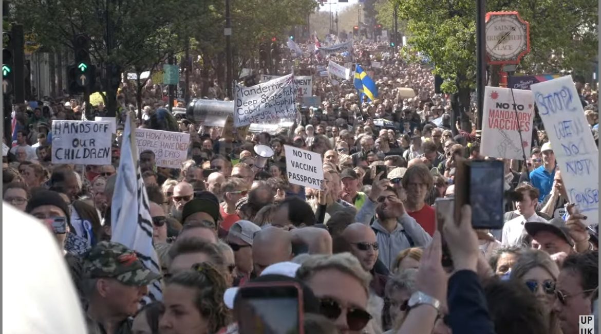Widerstand in London und Zürich – hunderttausende auf den Strassen “Unite for Freedom”