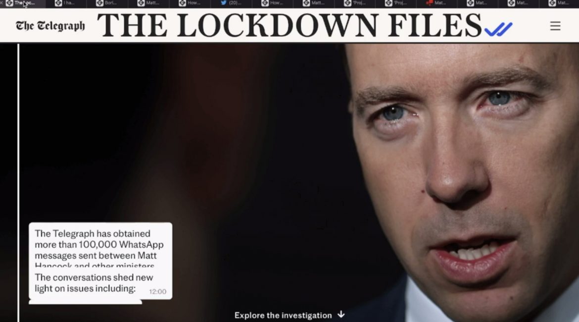 Die Lockdown Files – Teil II – Nachrichten des Britischen Gesundheitsministers die NIE an die Öffentlichkeit kommen sollten