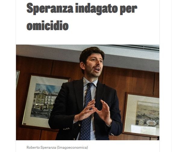Italien – ehemaliger Gesundheitsminister wegen Impfungen unter Mordverdacht…