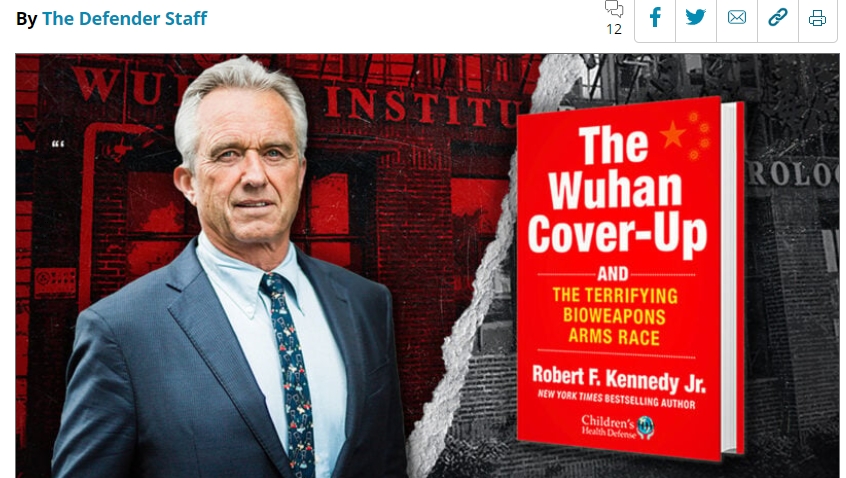 Robert Kennedys neues Buch – “The Wuhan Cover-Up”…