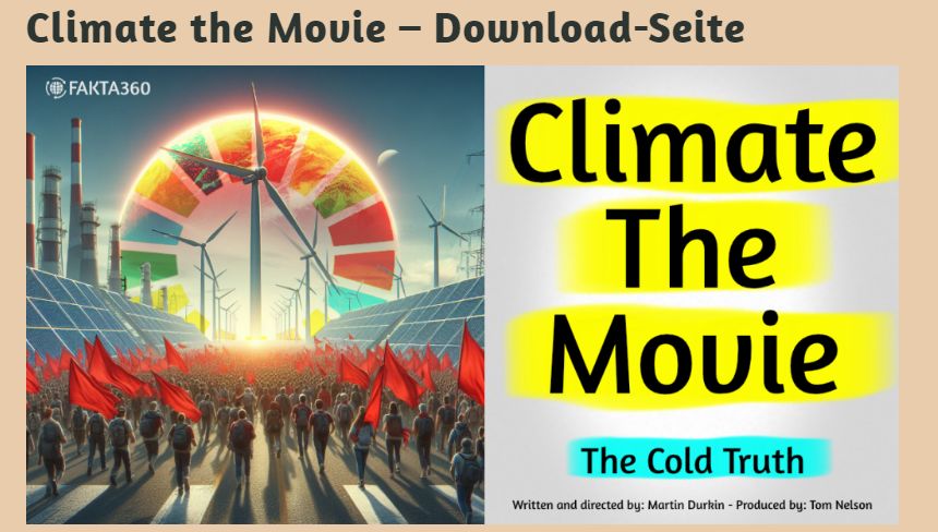 Climate – The Movie – kritisches zum angeblichen Klimawandel…