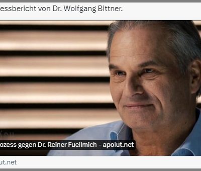 Neues von Dr. Reiner Füllmich - Update der Ermittlungen...