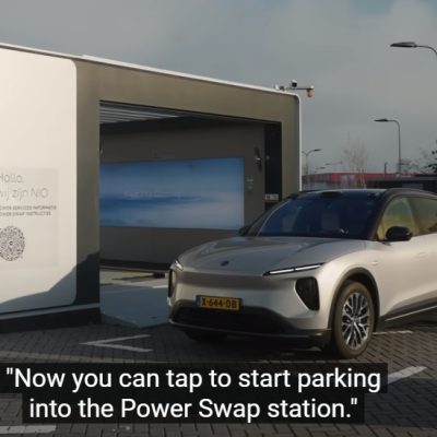 Power-Swap-Stationen - mal ne schicke Idee für die unbeliebten E-Autos...