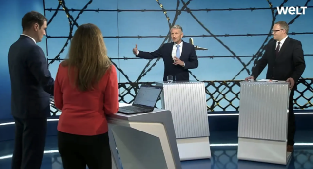 Idiotische Debatte – Höcke gegen Voigt im TV!