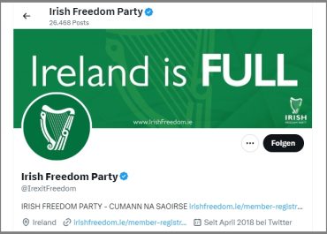 Irish Freedom Party und der Austritt aus der EU...