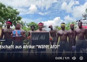 Botschaft aus Afrika - "Wählt AFD"...